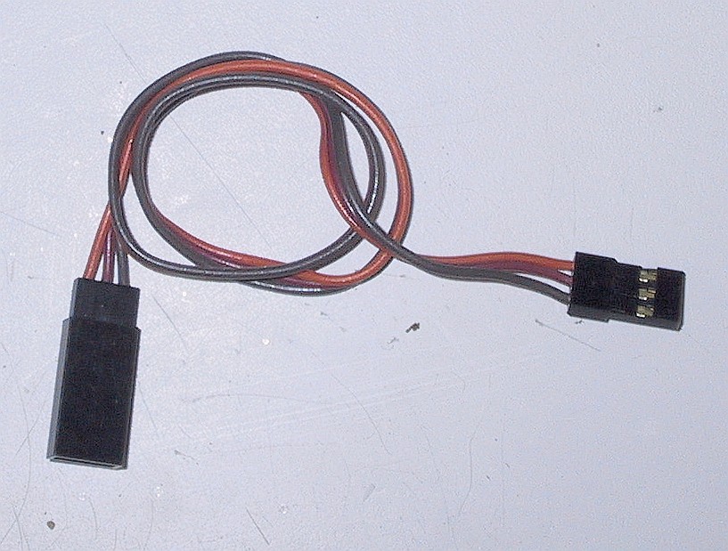 Servo extension lead 2000mm JR type connectors