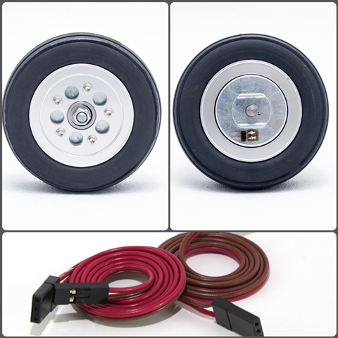 Main wheels and electric Brakes